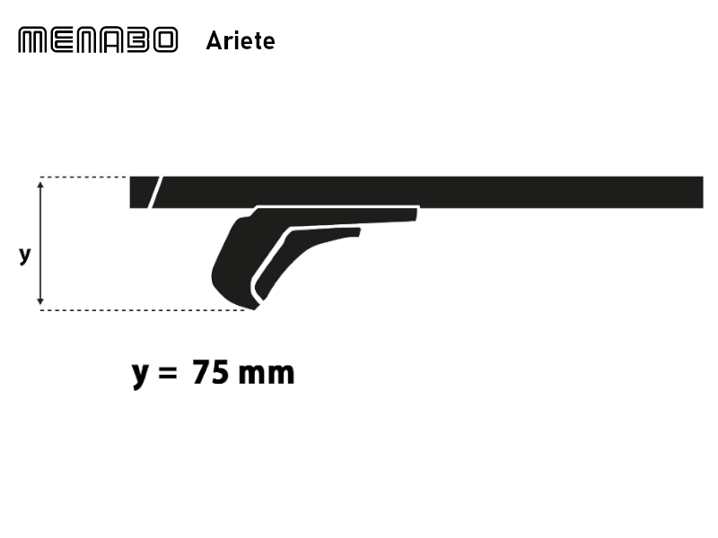 Tetőcsomagtartó Subaru Impreza Station Wagon 10/00-12/08 Kombi, Typ GG, Menabo Ariete