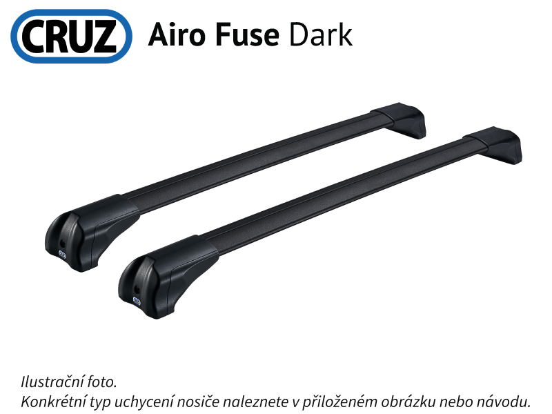 Tetőcsomagtartó Mercedes GLC (X254) 22-, CRUZ Airo Fuse Dark