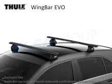 Tetőcsomagtartó BMW 4 Gran Coupe 14-21 WingBar EVO, Thule