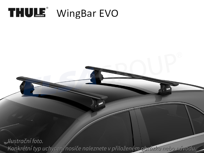 Tetőcsomagtartó Mercedes E 09- WingBar EVO, Thule