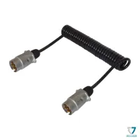 Csatlakozókábel 7-7pin M-M, max 4,5m, fém