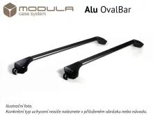 Tetőcsomagtartó Audi A3 Sportback 5dv. 04-12 (beépített merevítőkkel), ALU fekete Tetőcsomagtartó Audi A3 Sportback 5dv. 04-12 (beépített merevítőkkel), ALU fekete