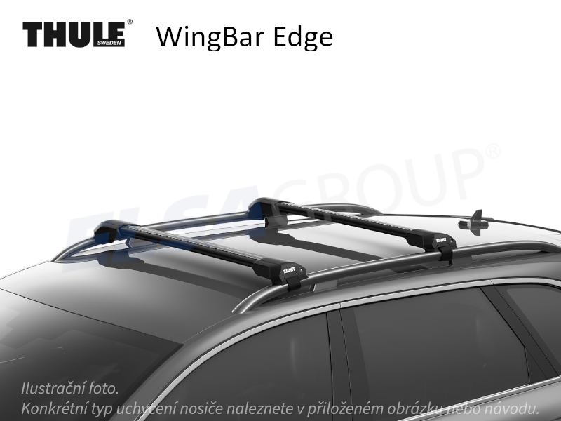 Tetőcsomagtartó Mitsubishi Endeavor 06-11 WingBar Edge, Thule