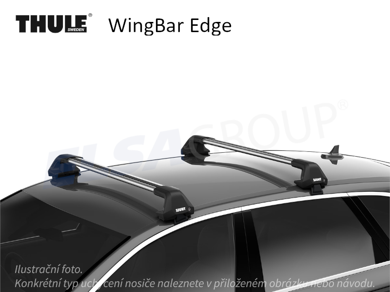 Tetőcsomagtartó Mercedes X 17- WingBar Edge, Thule