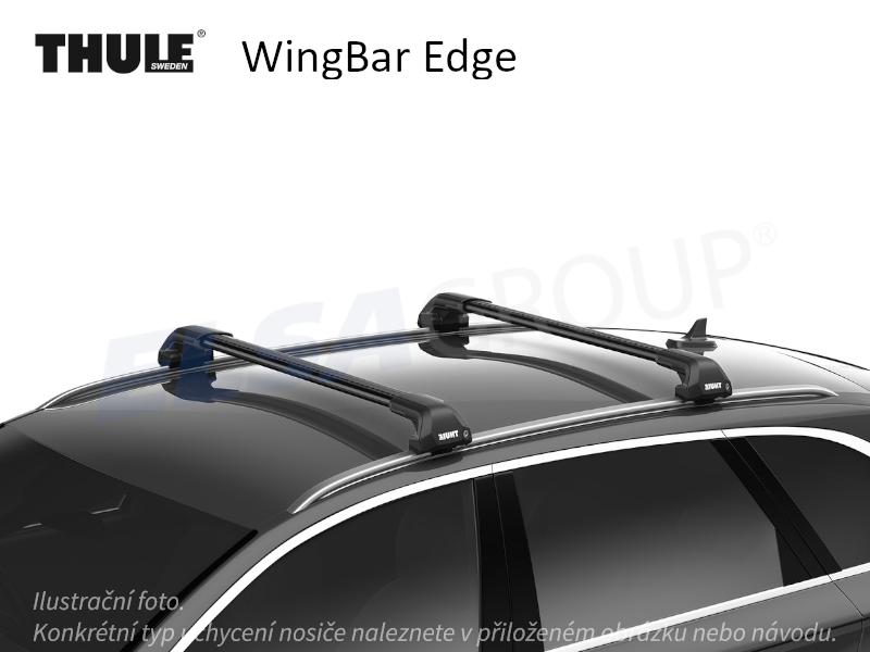 Tetőcsomagtartó Mercedes EQA 21- WingBar Edge, Thule