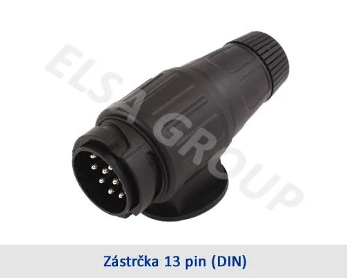 13 tűs csatlakozó (DIN)