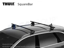 Tetőcsomagtartó Audi Q3 11-18 SquareBar, Thule Tetőcsomagtartó Audi Q3 11-18 SquareBar, Thule
