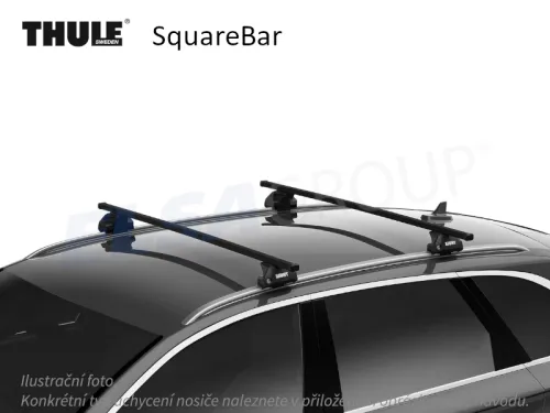 Tetőcsomagtartó Audi Q7 15- SquareBar, Thule