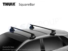 Tetőcsomagtartó Audi A7 Sportback 10-18 SquareBar, Thule