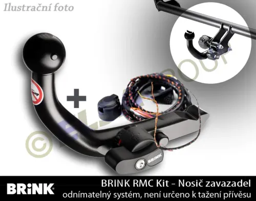 Felszerelés kerékpártartókhoz Hyundai Kona 17-19, +13pin EP KIT