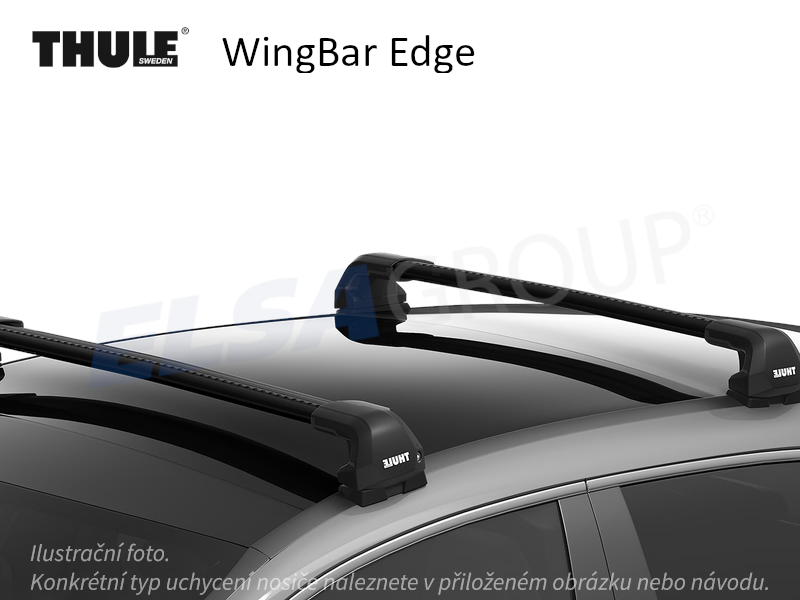 Tetőcsomagtartó Mitsubishi L200 / Triton Club Cab / Double Cab 14- WingBar Edge, Thule