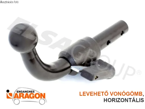 Vonóhorog Renault Megane HB 2016-2020 (IV), bajonett, Aragon