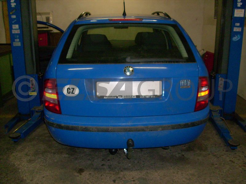 Vonóhorog Škoda Fabia kombi 2000-2008 (I), 2 csavarral rögzítve, Galia