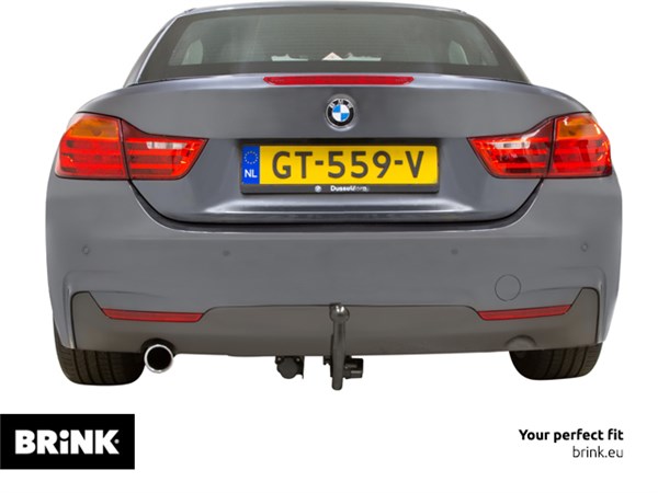 Vonóhorog BMW 3-serie sedan 2014/03-2019/02 (F30), Kivehető BMA, BRINK