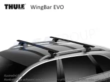 Tetőcsomagtartó Volvo V40 95-04 WingBar EVO, Thule