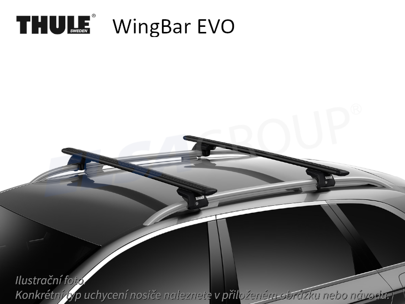 Tetőcsomagtartó Mitsubishi Endeavor 06-11 WingBar EVO, Thule