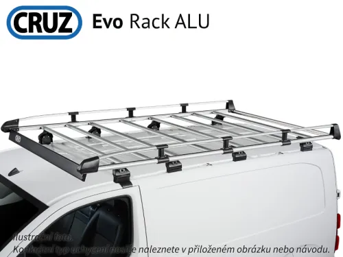 Tető kosár Peugeot Boxer 06-, Cruz Evo ALU