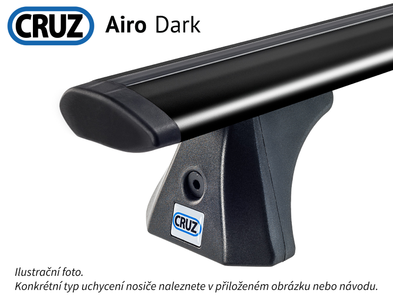 Tetőcsomagtartó MG HS 5dv. 18-, CRUZ Airo FIX Dark