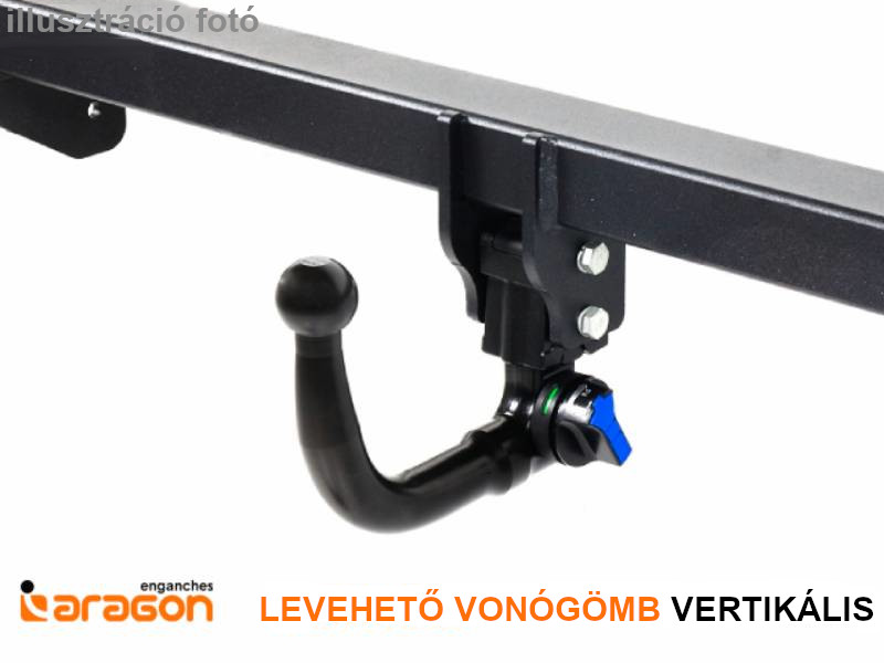 Vonóhorog Mercedes Benz EQV 2024- , függőleges, Aragon