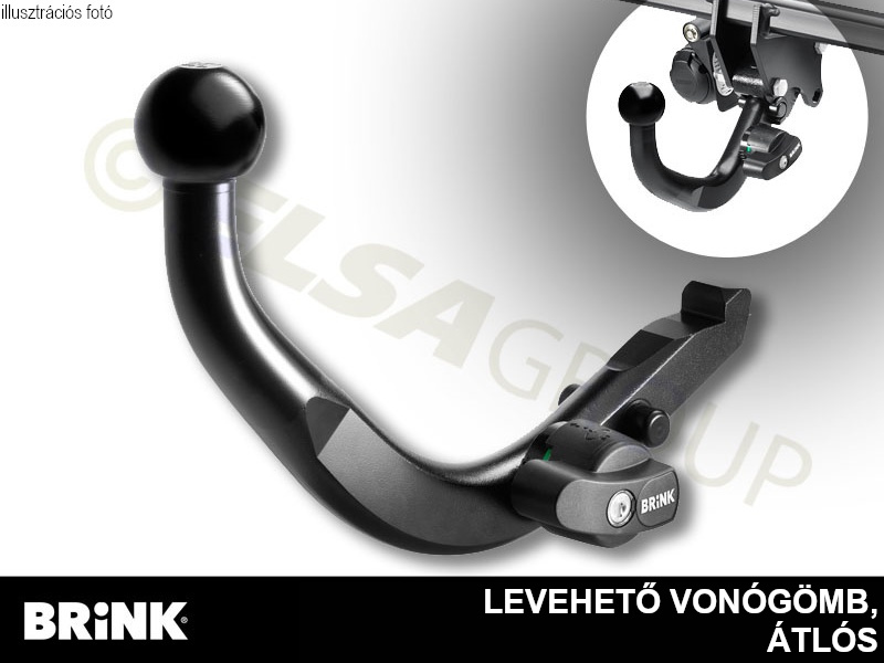 Vonóhorog Suzuki Vitara 5dv. 2018-2024, átlós BMA, BRINK (B4049600.Su5)