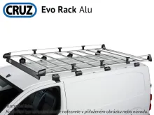 Tető kosár VW Crafter / MAN TGE (17->) L3H2, Cruz Evo ALU