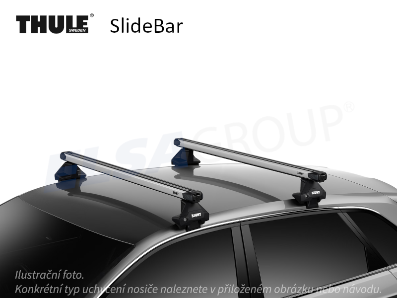 Tetőcsomagtartó Isuzu D-Max II 12- SlideBar, Thule