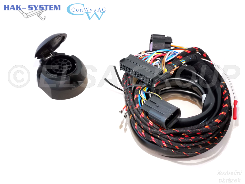 Elektromos csatlakozás Citroen Jumper/Fiat Ducato/Opel Movano/Peugeot Boxer/Toyota Proace Max 13 tűs