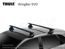 Tetőcsomagtartó Alfa Romeo Stelvio 16- WingBar EVO, Thule