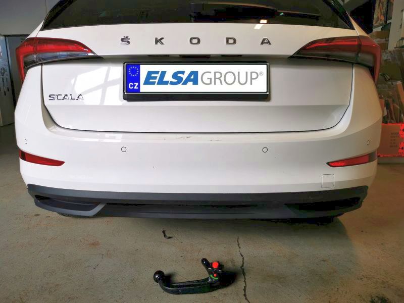 Vonóhorog Škoda Scala 2024/05- , függőleges, Westfalia