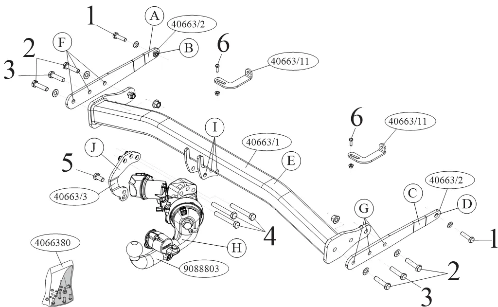 Vonóhorog Opel Grandland (X) 2024- , el. sklopné vč. 13pin EP, BRINK