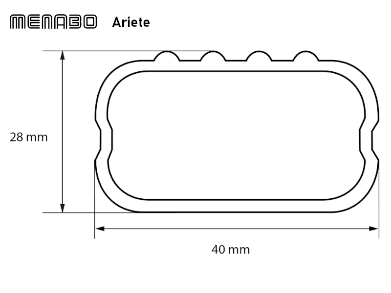 Tetőcsomagtartó Dacia Sandero II Stepway 10/12- HB, Menabo Ariete