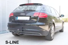 Vonóhorog AUDI A3 2013-2016, függőleges (1)