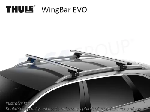 Tetőcsomagtartó Cadillac BLS 07- WingBar EVO, Thule