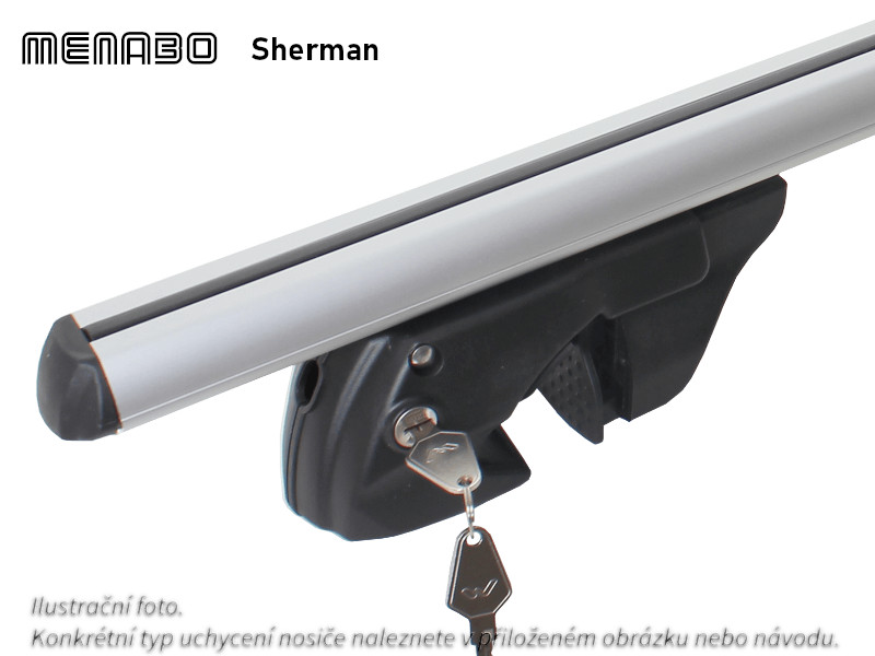 Tetőcsomagtartó VW Golf Sportsvan VII 02/14- HB, Typ AM1 / AN1, Menabo Sherman (MEN959.161)