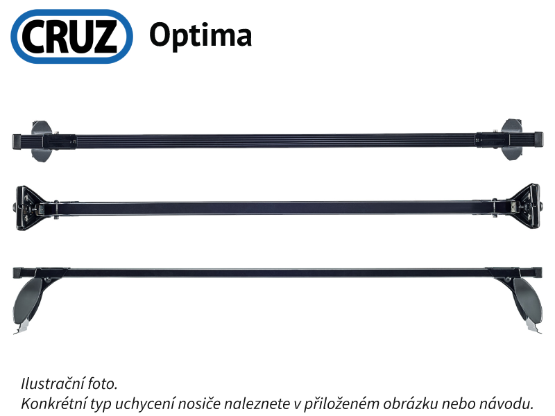 Tetőcsomagtartó Mercedes E sedan (W212) 13-16, CRUZ