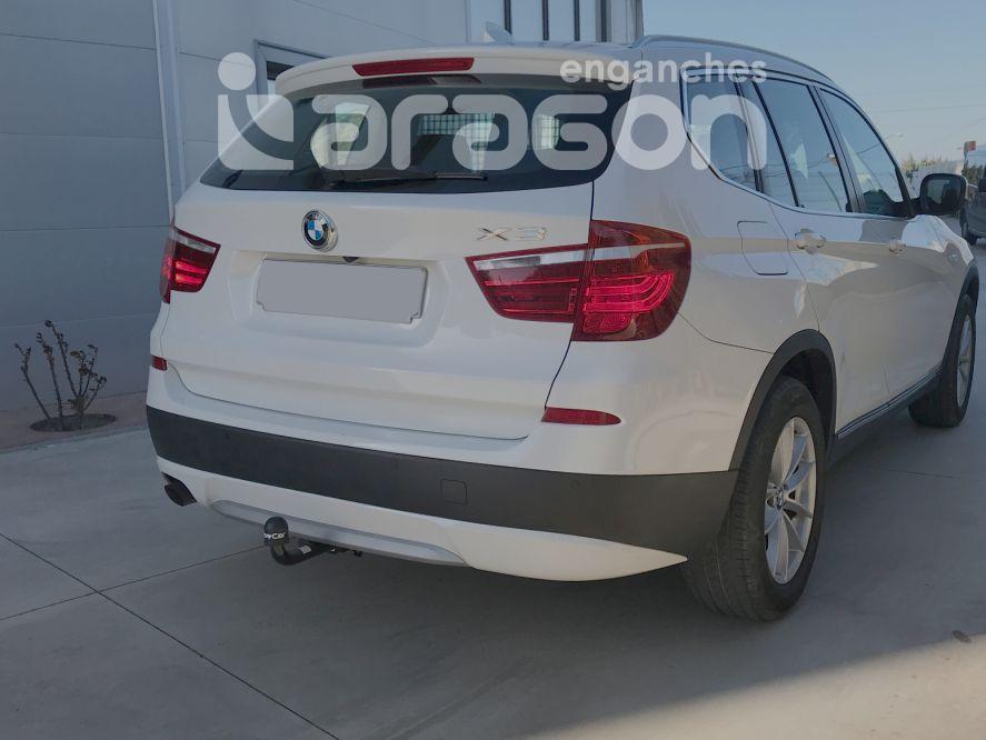 Vonóhorog BMW X3 2014/03-2017/10 (F25) , 2 csavarral rögzítve, Aragon