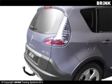 Vonóhorog Renault Megane HB 2008-2012 (III), Kivehető BMA, BRINK (4)
