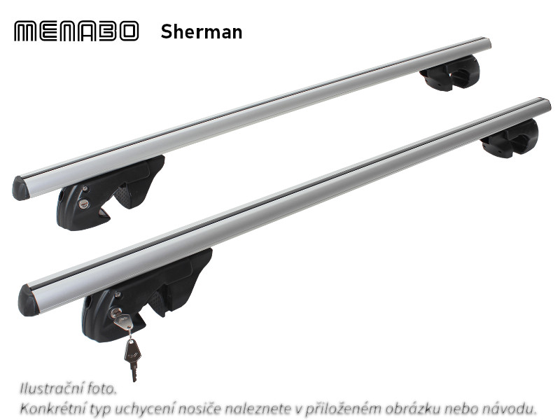 Tetőcsomagtartó VW Golf Sportsvan VII 02/14- HB, Typ AM1 / AN1, Menabo Sherman (MEN959.161)