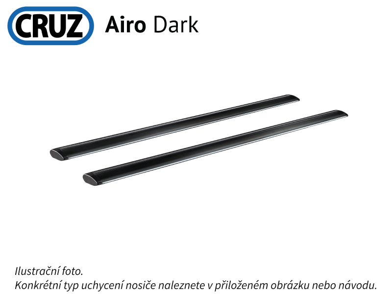 Tetőcsomagtartó Audi A3 5dv. Sportback 04-12, CRUZ Airo FIX Dark