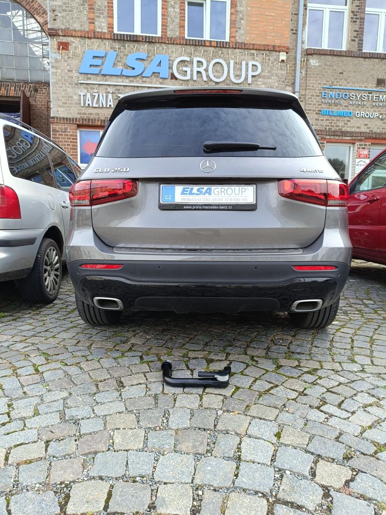 Vonóhorog Mercedes GLB 19-, függőlegesen