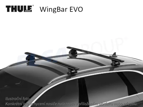 Tetőcsomagtartó Audi A6 C8 Avant 18- WingBar EVO, Thule