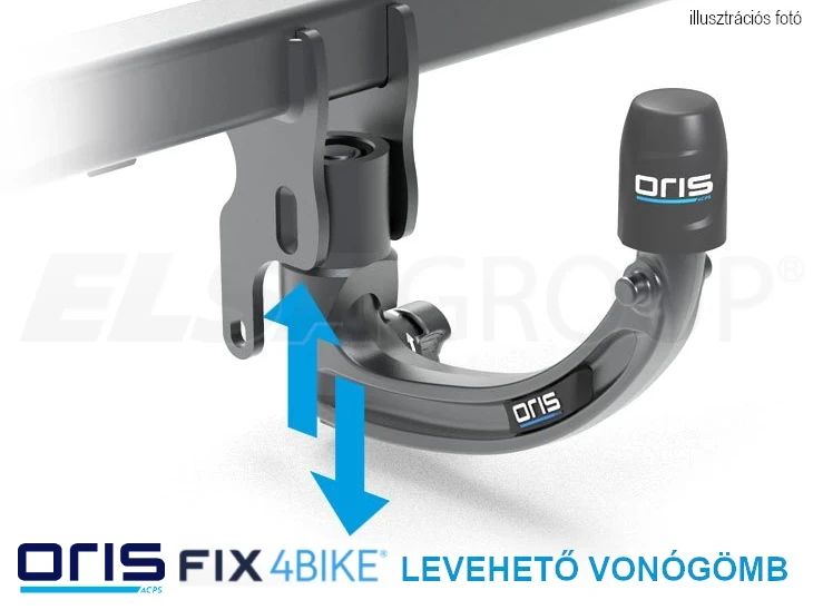 Vonóhorog Audi A6 sedan 2023-2025, függőleges, Bosal-Oris