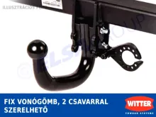 Vonóhorog Lexus IS 06-12, fix, WITTER Vonóhorog Lexus IS 06-12, fix, WITTER